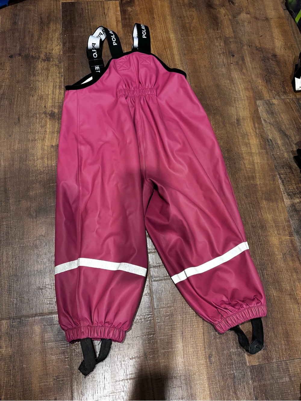 Polarn O. Pyret Waterproof Rain Overalls - Pink size 1-2 years